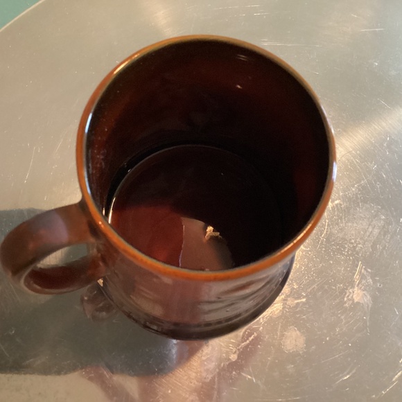 VINTAGE LARGE HORSE THEMED POTTERY MUG - Picture 3 of 7